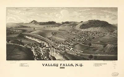 Valley Falls, New York, 1887