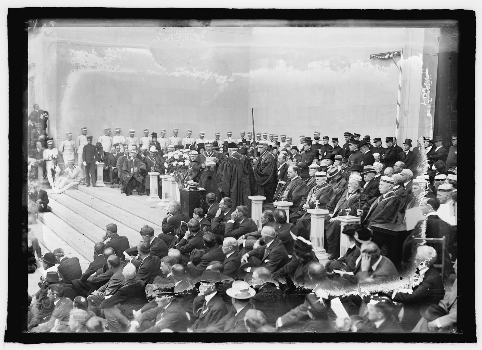 Dedication of Scottish Rite Temple, Wash., D.C., Oct. 1915, 1915 Oct.. — historic photograph