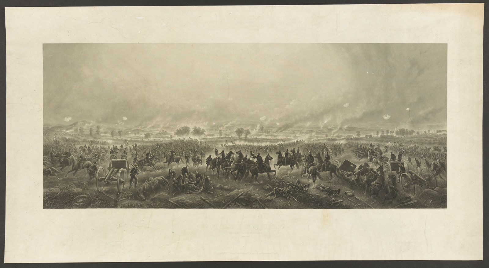 Gettysburg · Day 3 - July 3 · Grand prints of Pickett's Charge — historic print
