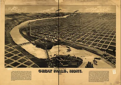 Great Falls, Montana, 1891