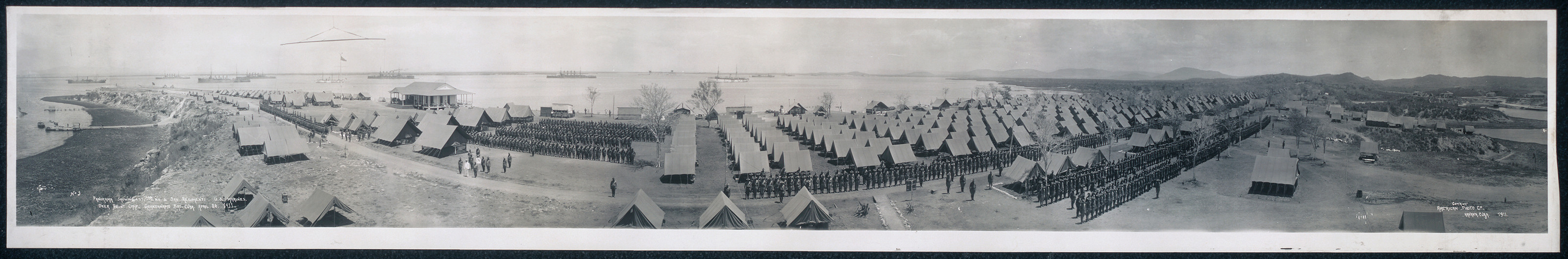 Marines, Deer Point Guantanamo Cuba, 1911, 1911 — historic image