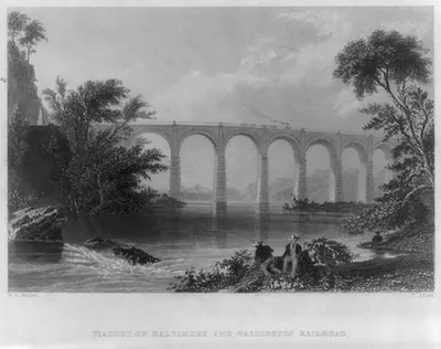 Viaduct on Baltimore and Washington Railroad
