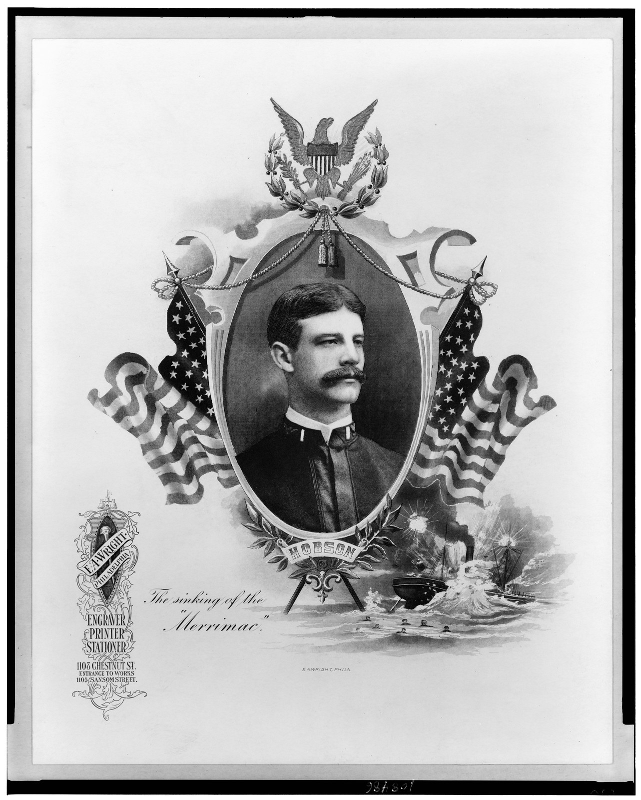 Elvira, Vira" Stone daughter of Lt. Joseph Stone", [between 1899 and 1910] — historic print