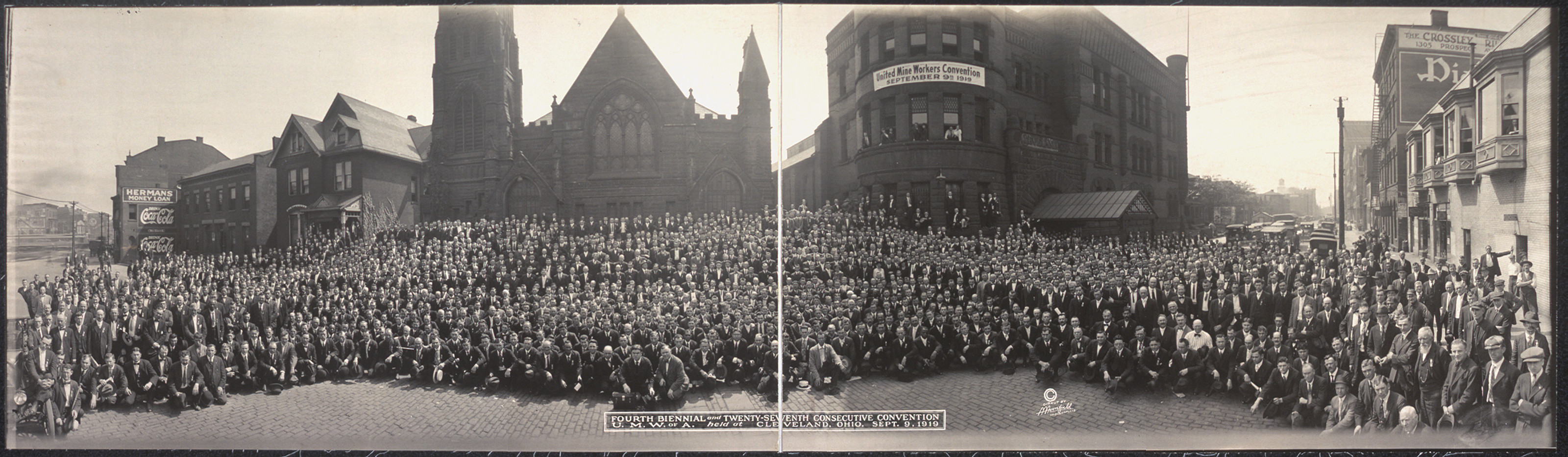 U.M.W. of A. at Cleveland, Ohio, 1919, 1919 — historic image
