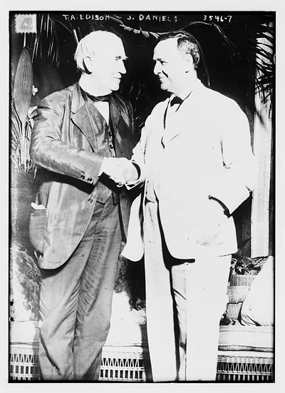 T.A. Edison, J. Daniels