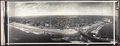 Atlantic City from Airship, New Jersey, 1909