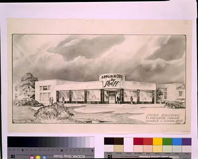 Appliances by Sheff store building, Clarendon, Virginia