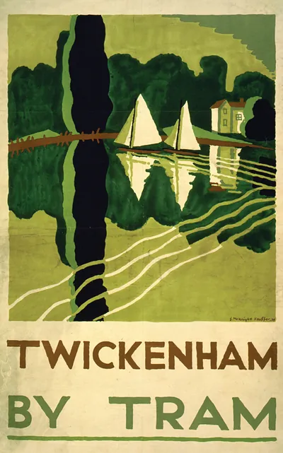 Twickenham by tram / E. McKnight Kauffer '24.