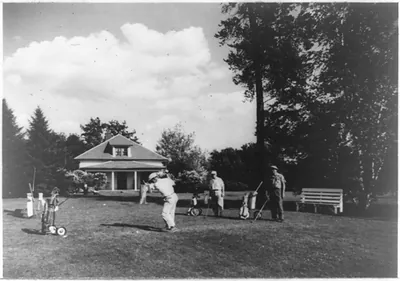 Our own sporty golf course at Breezy Point Lodge, Branerd, Minn.