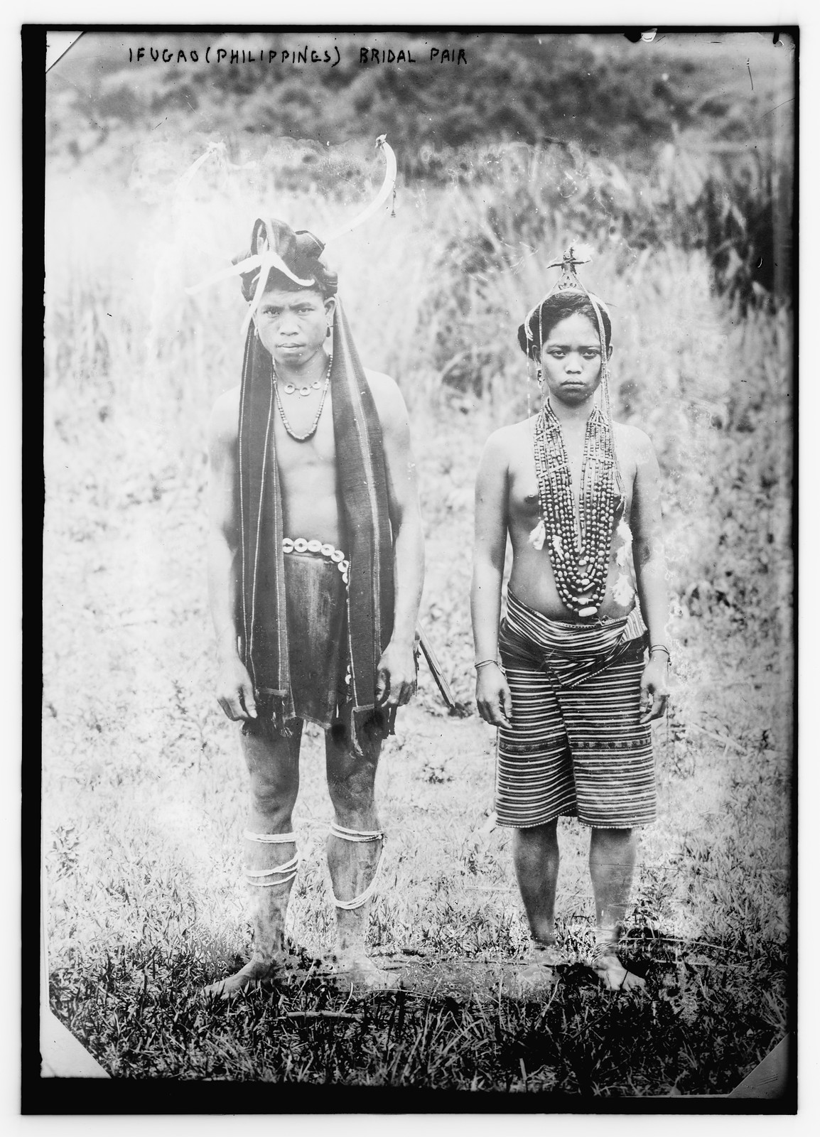 Ifugao (Philippines) Bridal pair, n/a — historic photograph