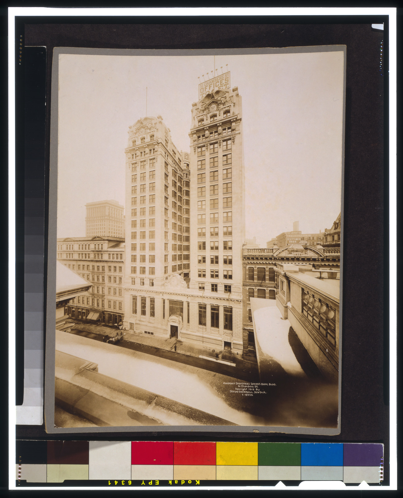 Emigrant Industrial Savings Bank Bldg., 51 Chambers St., c1912. — historic photograph