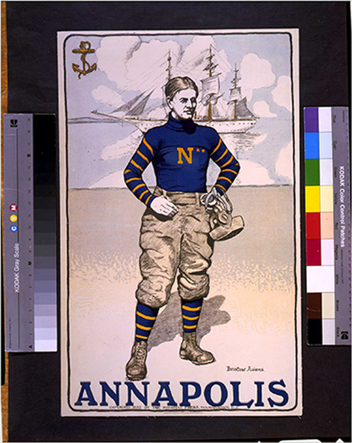 Annapolis / Bristow Adams Andrew B. Graham photo-litho Washington D.C., 1902 — vintage poster