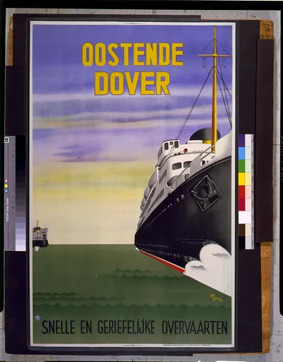 Oostende Dover--Snelle en geriefelijke overvaarten / Guy Depière.