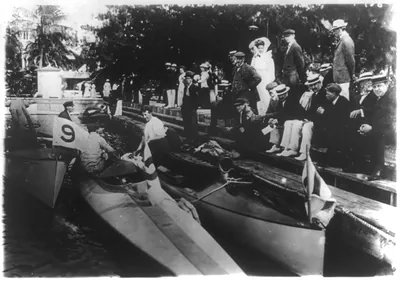 Motor boats at Palm Beach, Fla., ca. 1910