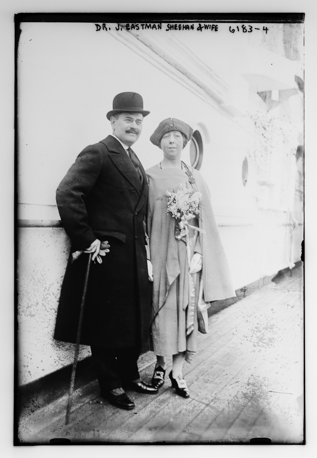 Dr. J. Eastman Sheehan & wife, n/a — historic photograph