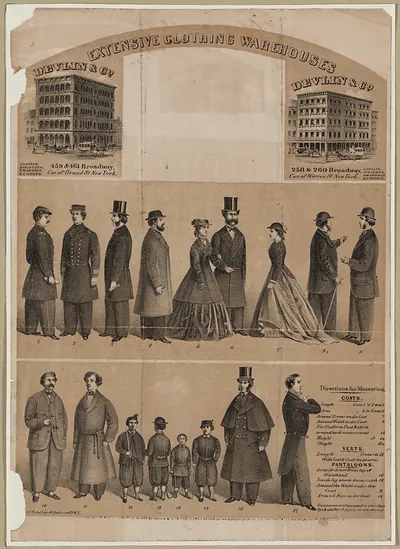 Extensive clothing warehouse, Devlin & Co.