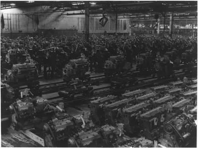 The Chrysler Corporation automobile plant, Detroit, Mich.