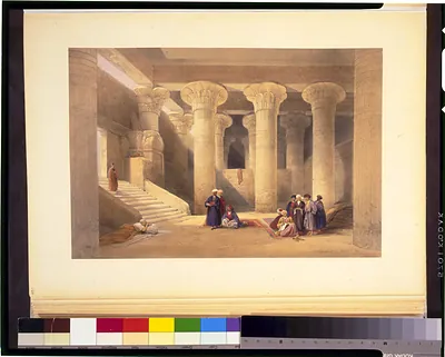 Temple at Esneh Nov 25th 1838 / David Roberts, R.A.
