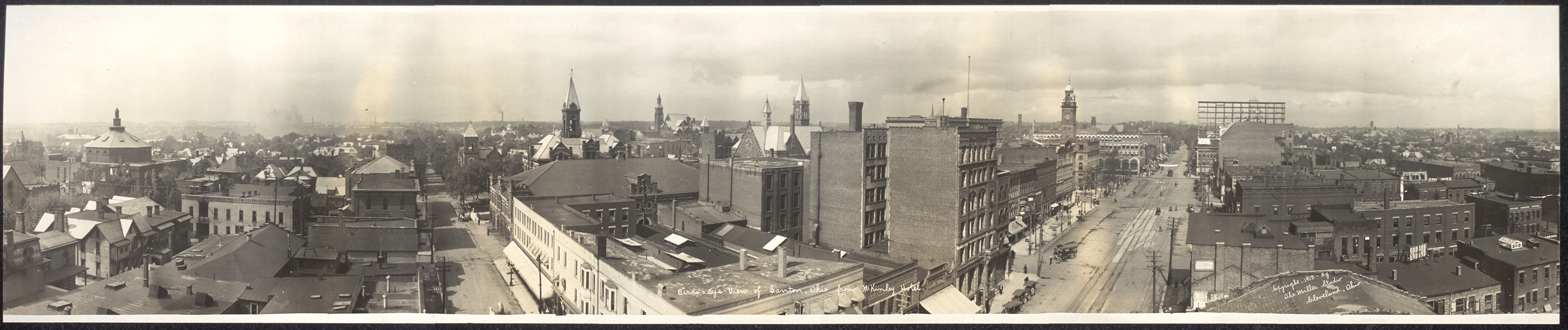 Birds eye view of Canton, Ohio, 1913, 1913 — historic image