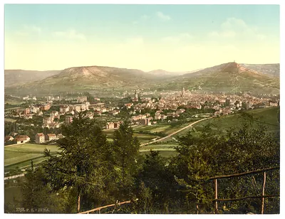 General view Jena Thuringia Germany