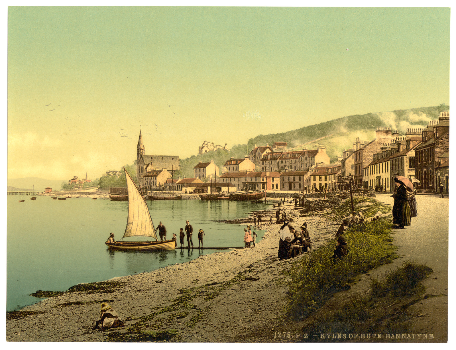 Bannatyne Kyles of Bute Scotland, [between ca. 1890 and ca. 1900]. — historic print