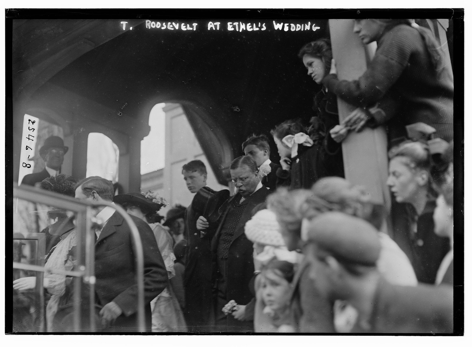 T.R. at Ethel's wedding, n/a — historic photograph