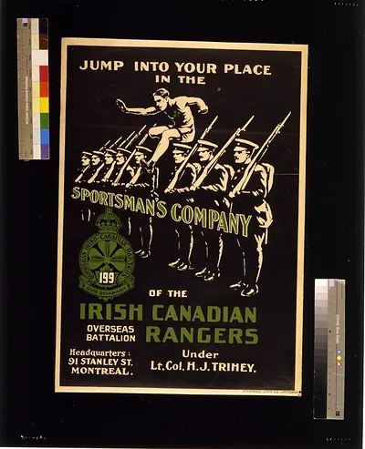 Jump into your place in the Sportsmans Company of the Irish Canadian Rangers