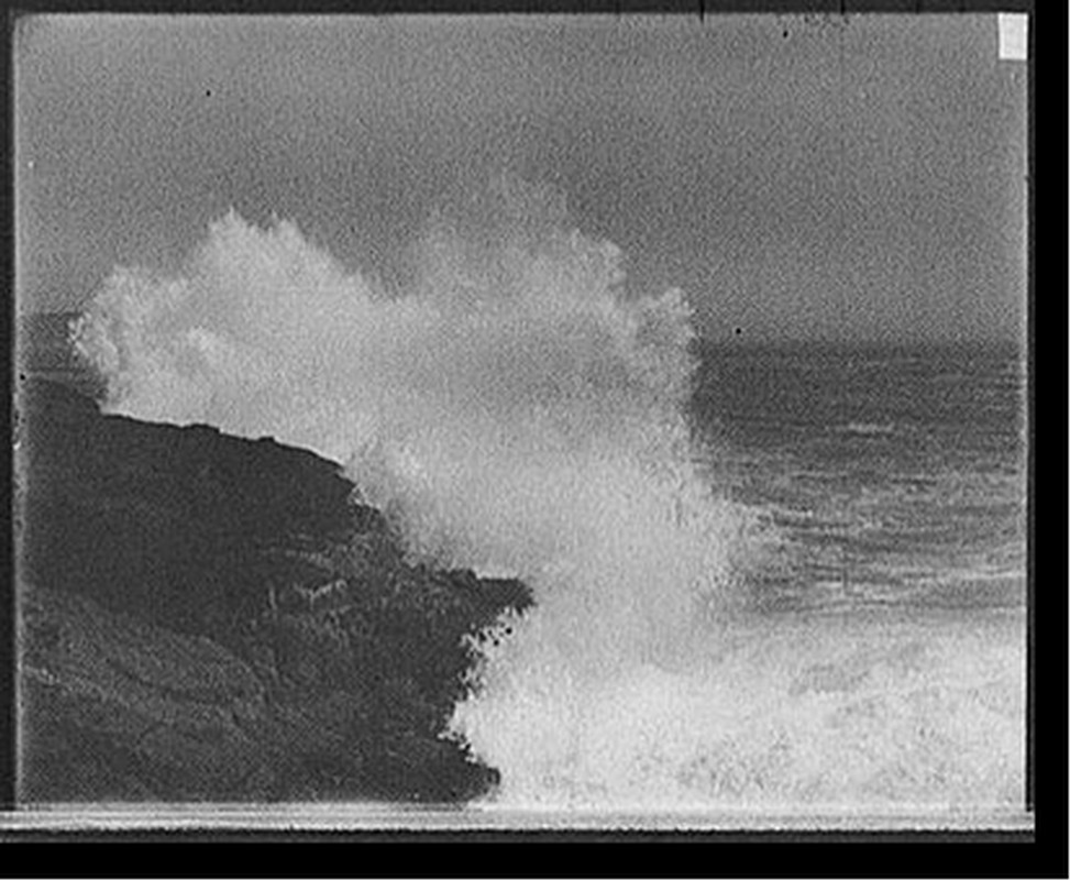 [Surf at Otter Cliffs, Mt. Desert Island, Me.], [between 1895 and 1910] — historic photograph