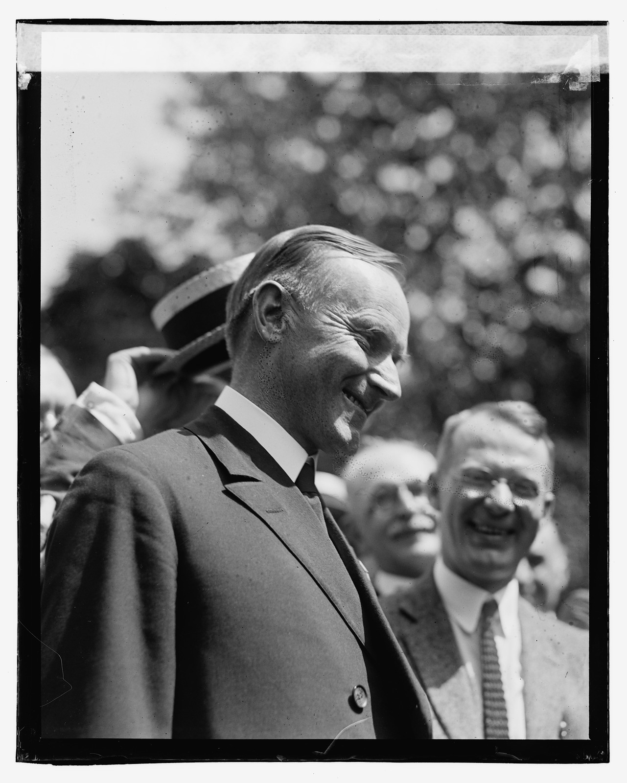 Coolidge smile, [1923] — historic photograph