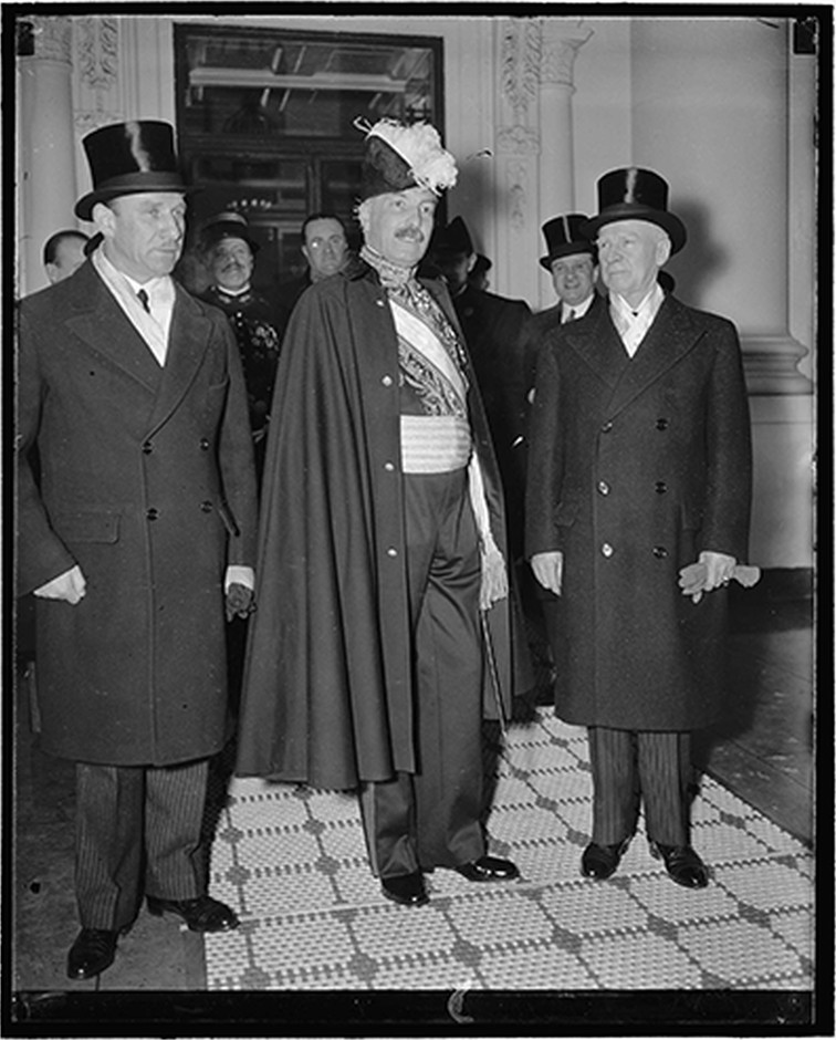 Vintage Portrait - Newly appointed French Ambassador — historic image
