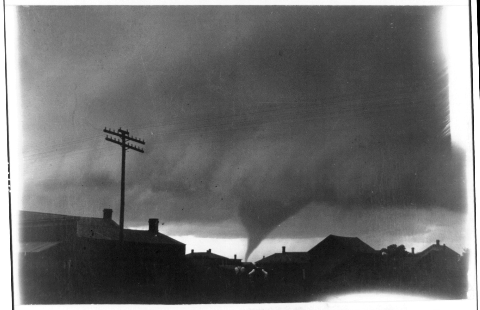 Tornado, Lebanon, Kansas, c1902. — historic photograph