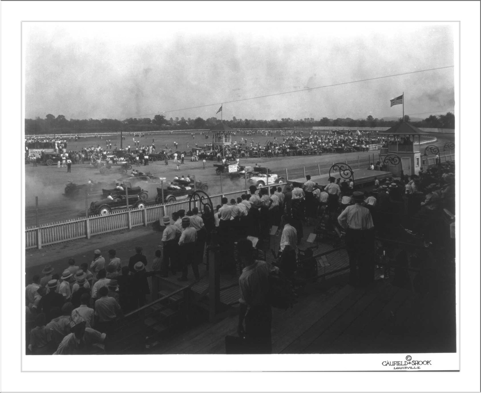 [Auto races at Kentucky State Fair] — historic photograph