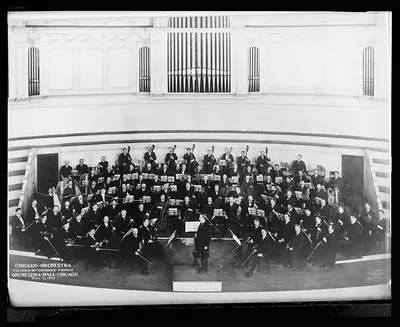Chicago Orchestra, founded by Theodore Thomas, Orchestra Hall, Chicago, Feb. 5, 1907