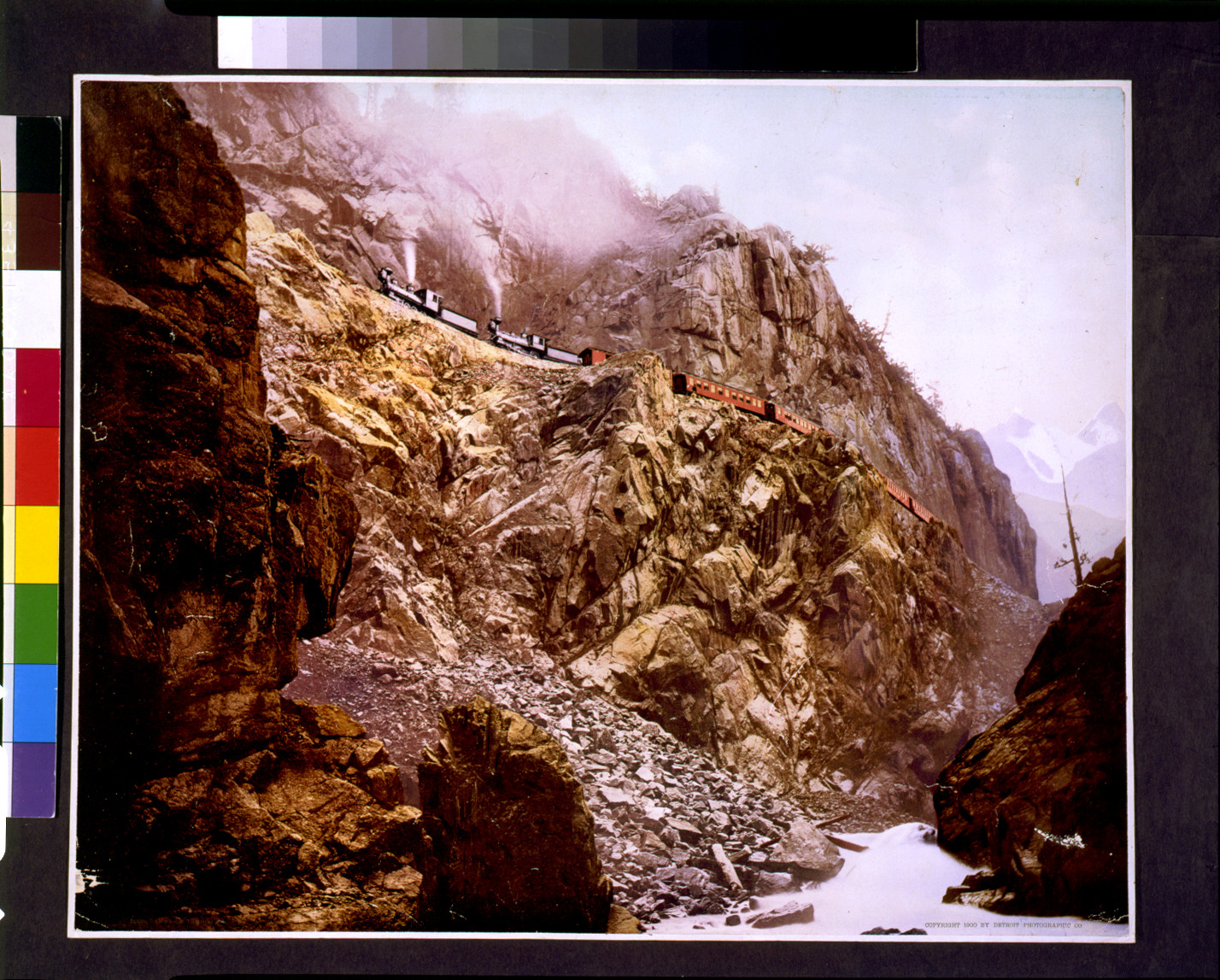 Canon of the Rio Las Animas, Colorado, c1900. — historic print