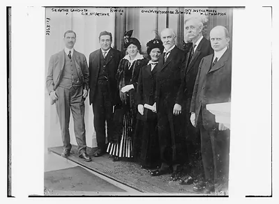 Sen. Lanuth, C.N. McArthur & wife, Gov. Withycombe & wife, Chf. Just. Moore, and W.L. Thompson