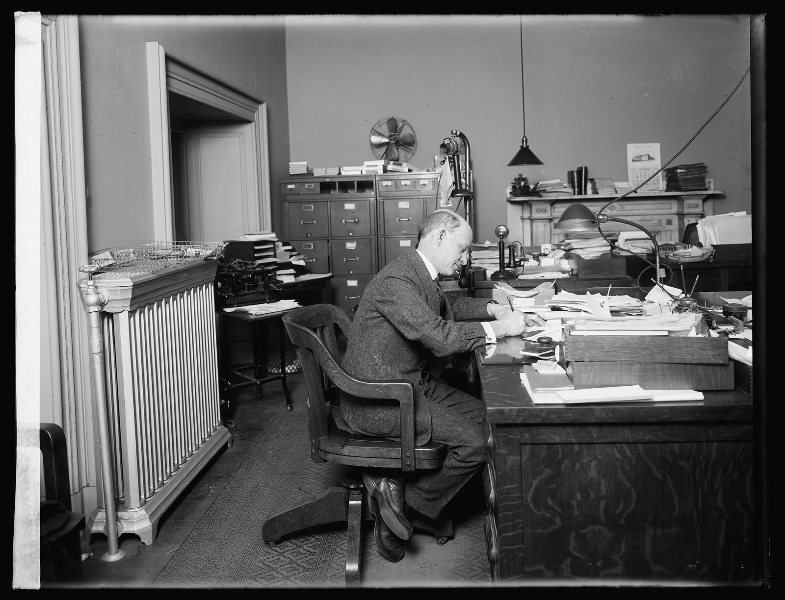 Treasury Internal Revenue Dept., [Washington, D.C.], Dr. A.B. Adams, [1919 or 1920] — historic photograph