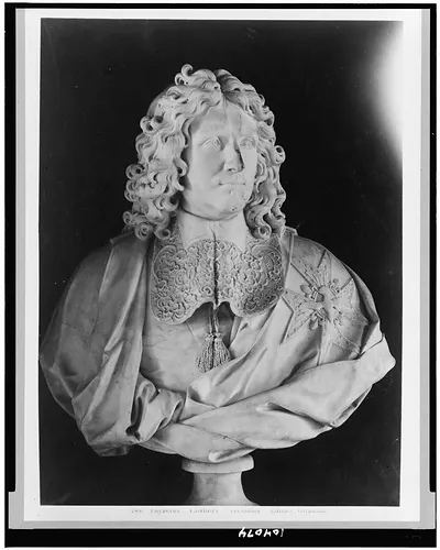 [Bust sculpture of Jean Baptiste Colbert by Antoine Coyzevox?]
