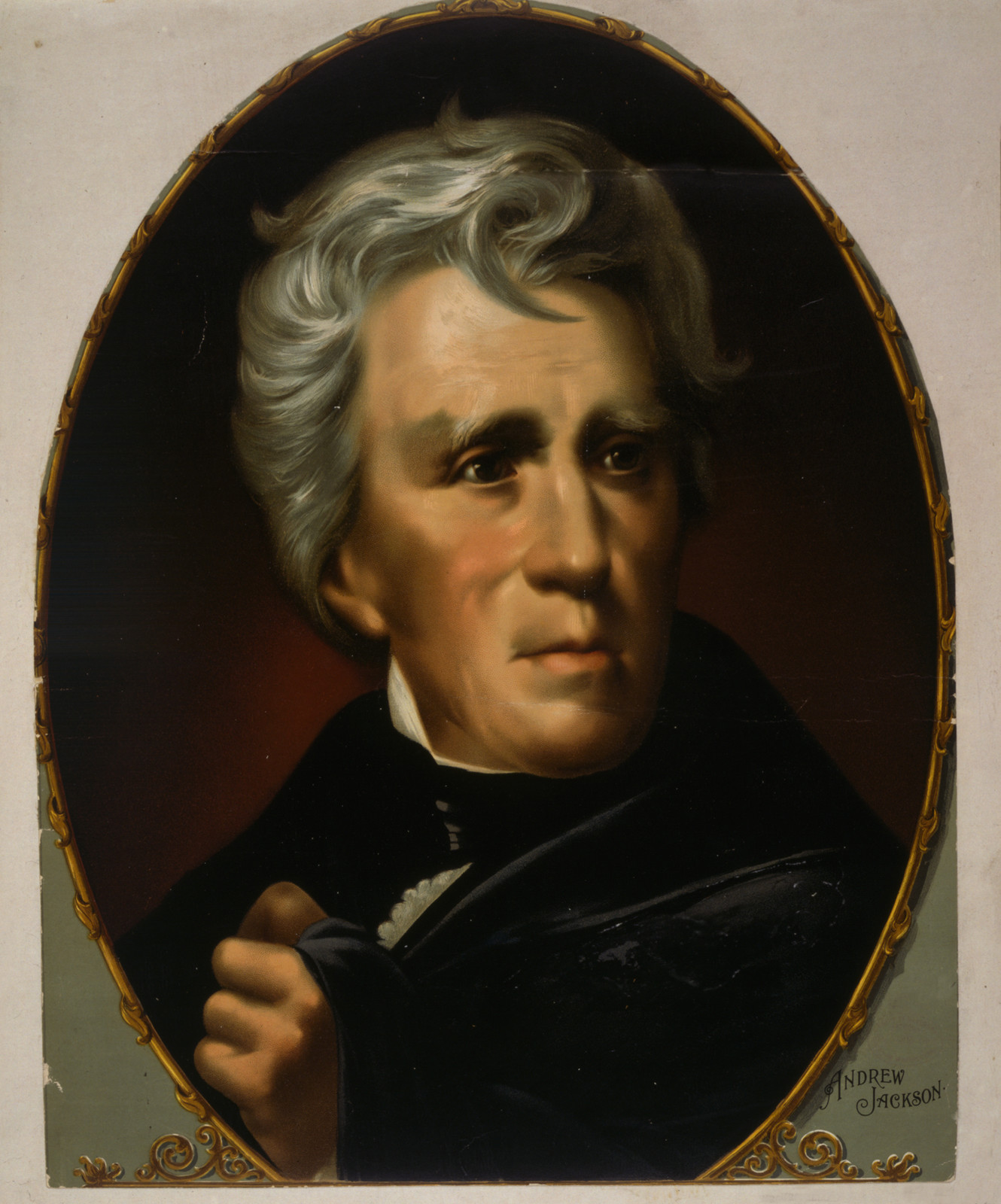 Andrew Jackson, c1896. — antique lithograph