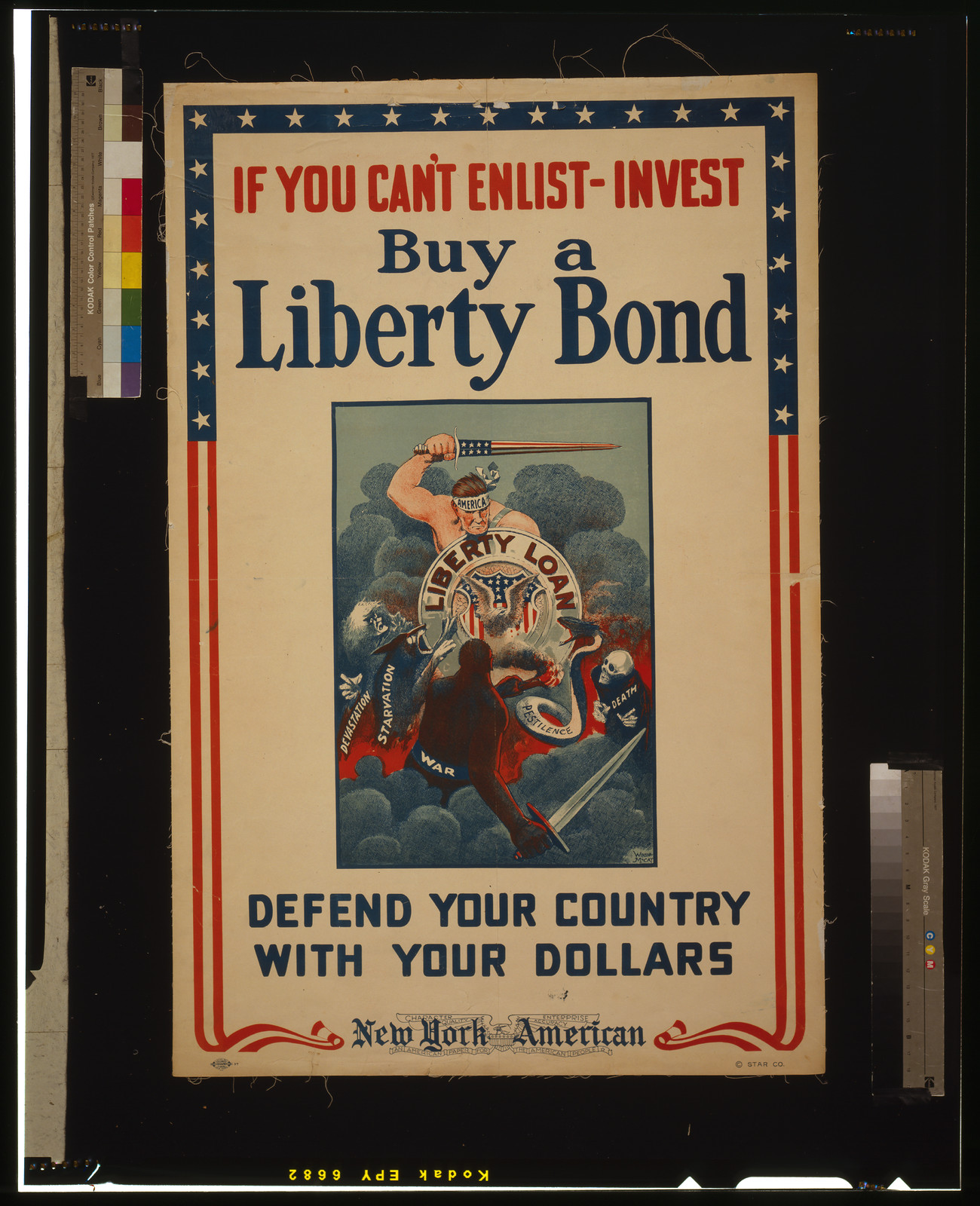 If you can't enlist, invest - Buy a Liberty Bond - Defend your country with your dollars / Winsor McCay., [1918] — vintage poster