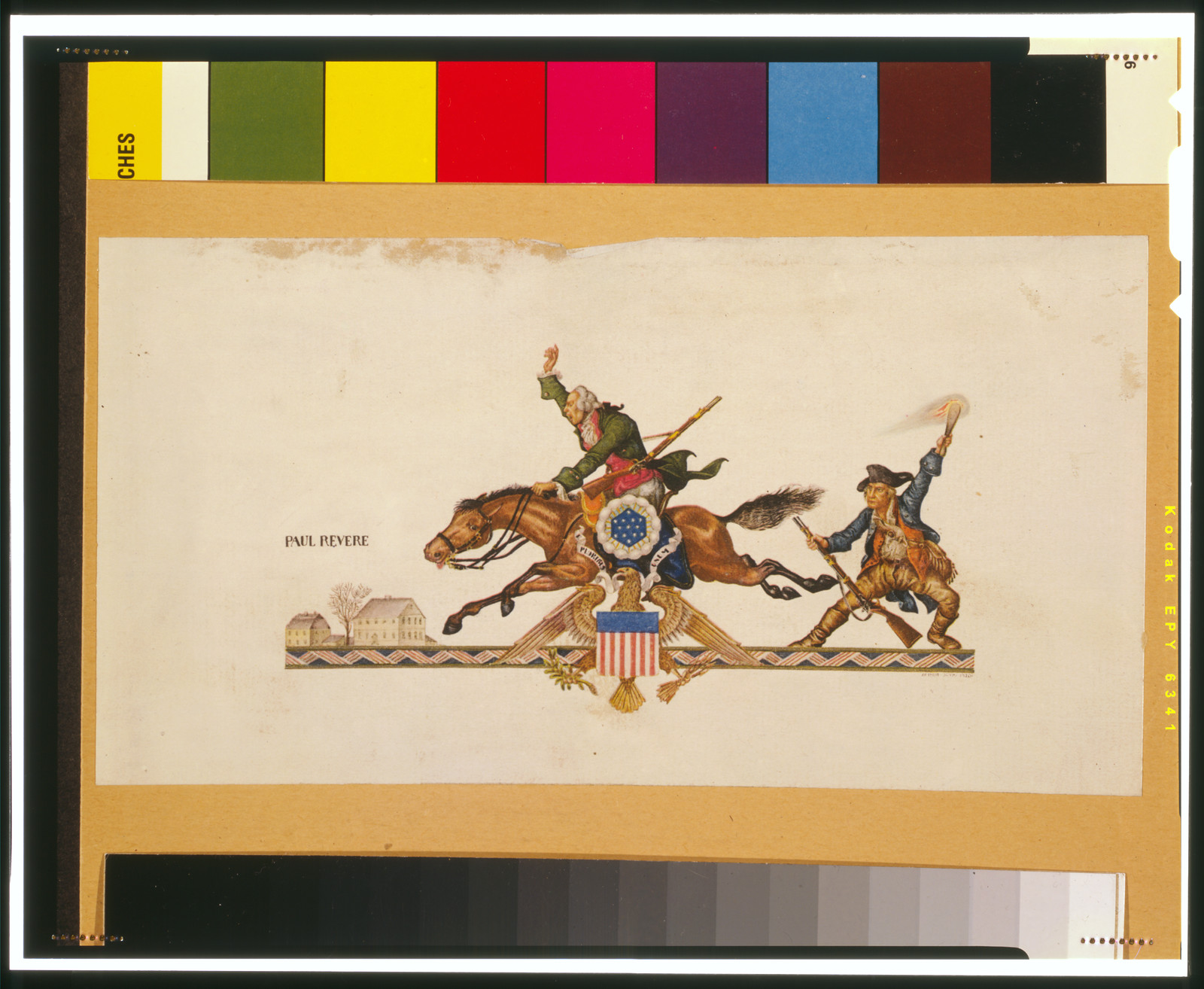Paul Revere / Arthur Szyk 1930. — antique lithograph