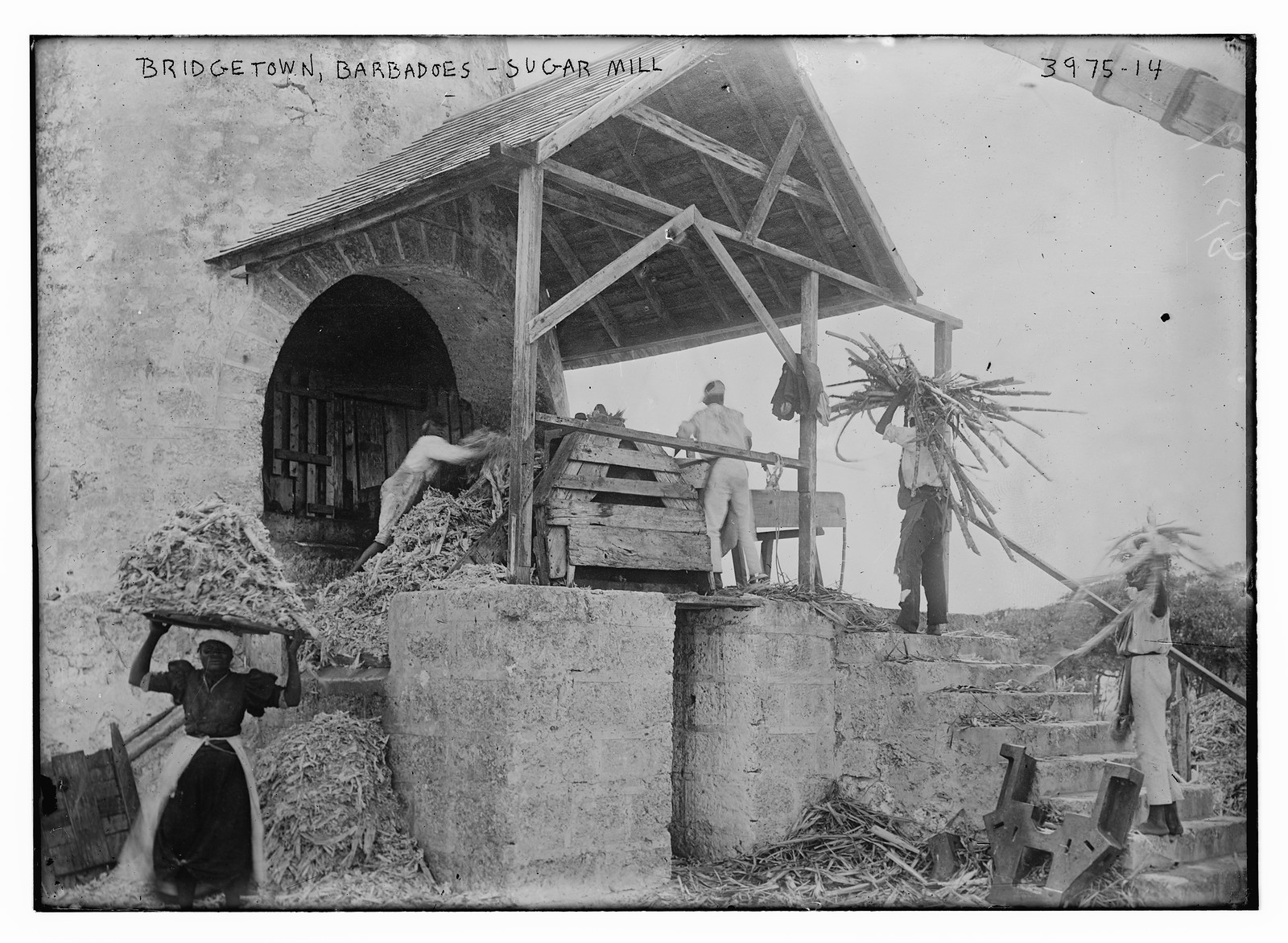 Bridgetown, Barbadoes, (sugar mill), n/a — historic photograph