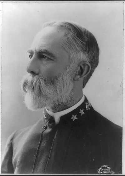 [Admiral William T. Sampson, bust portrait, left profile]