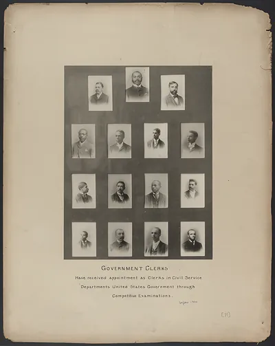 Portraits of Government Clerks Appointed Through Civil Service Examinations