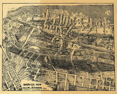 Bird's-Eye View of Maplewood, N.J.