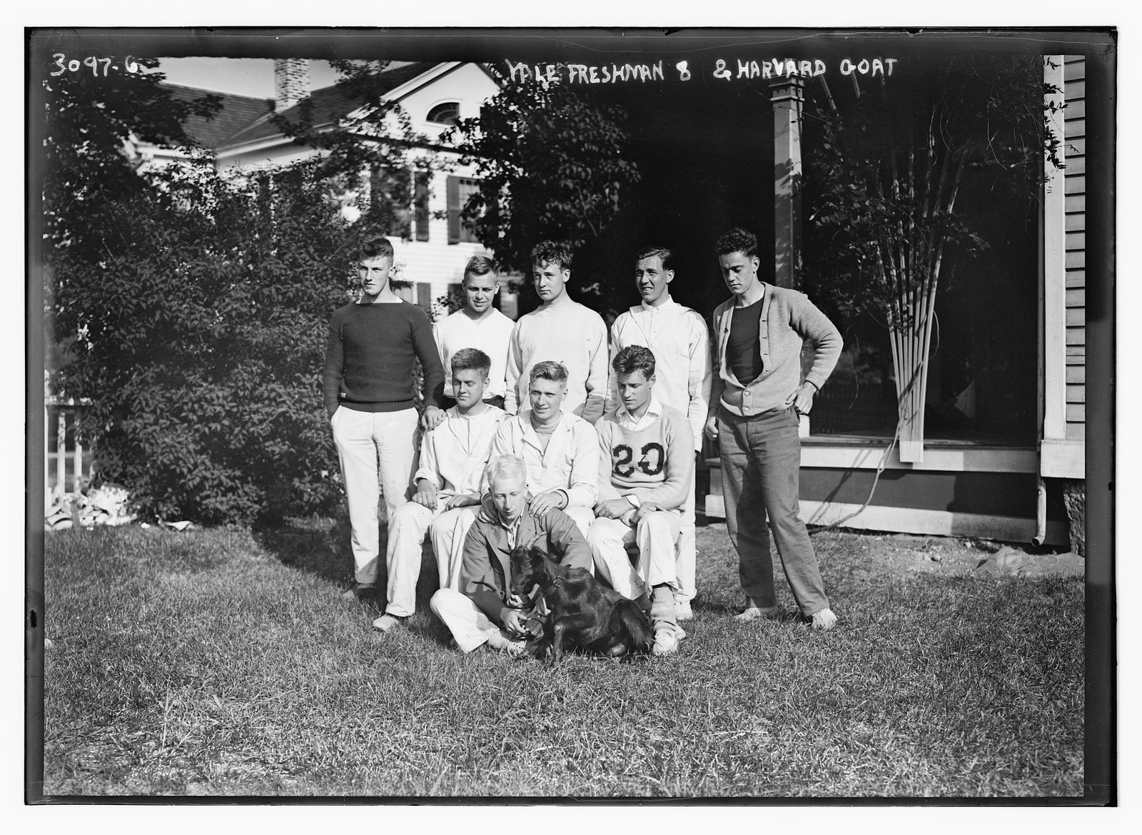 Yale Fresh. 8 and Harvard Goat, n/a — historic photograph