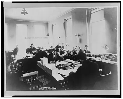 White House business office employees at work