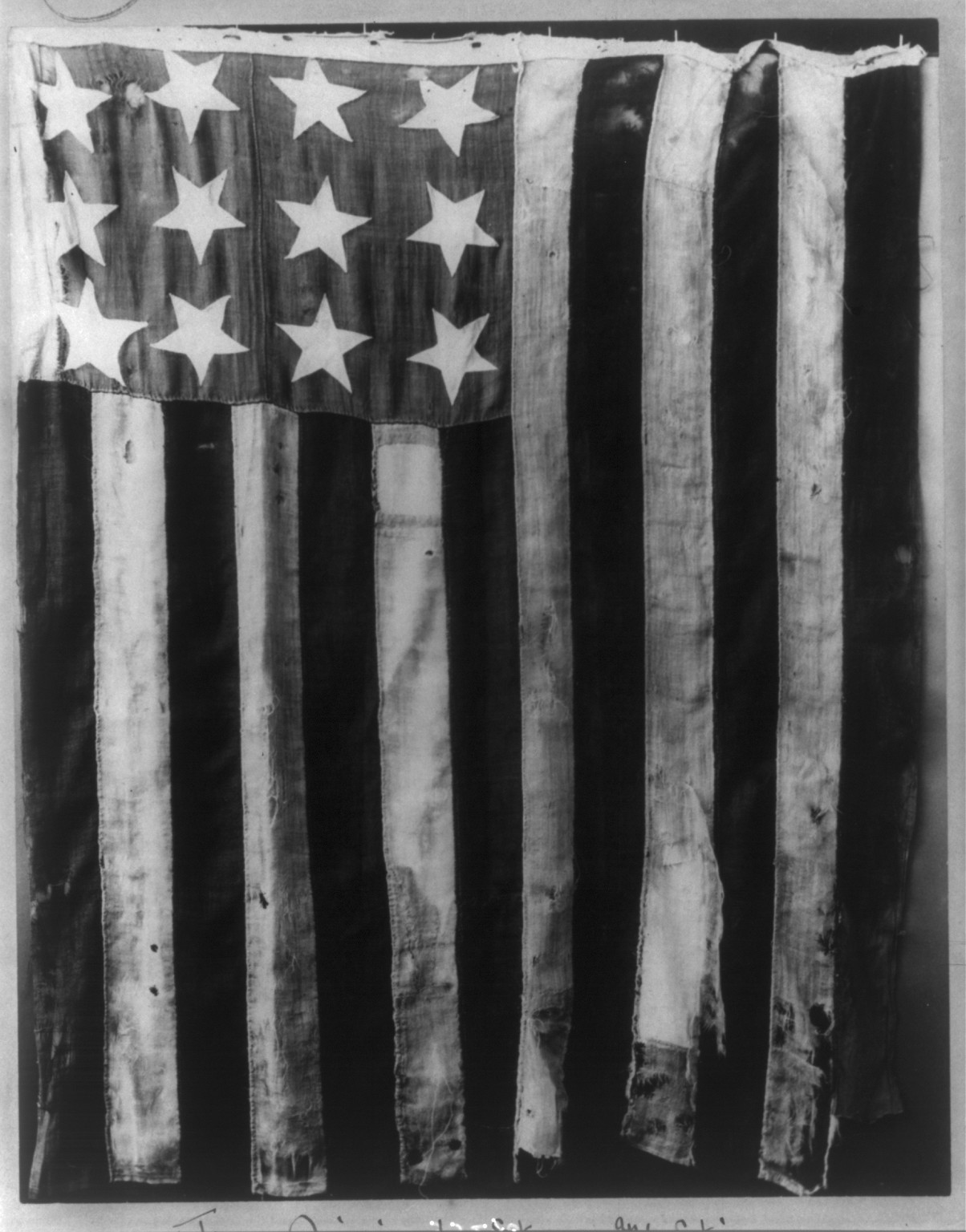 The Original Stars and Stripes"" — historic photograph