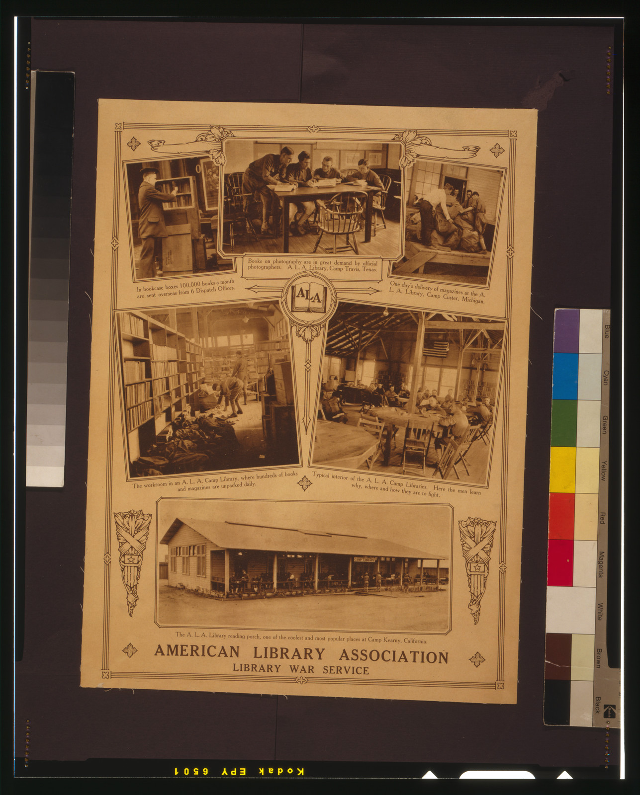 American Library Association, Library War Service, [1918] — vintage poster