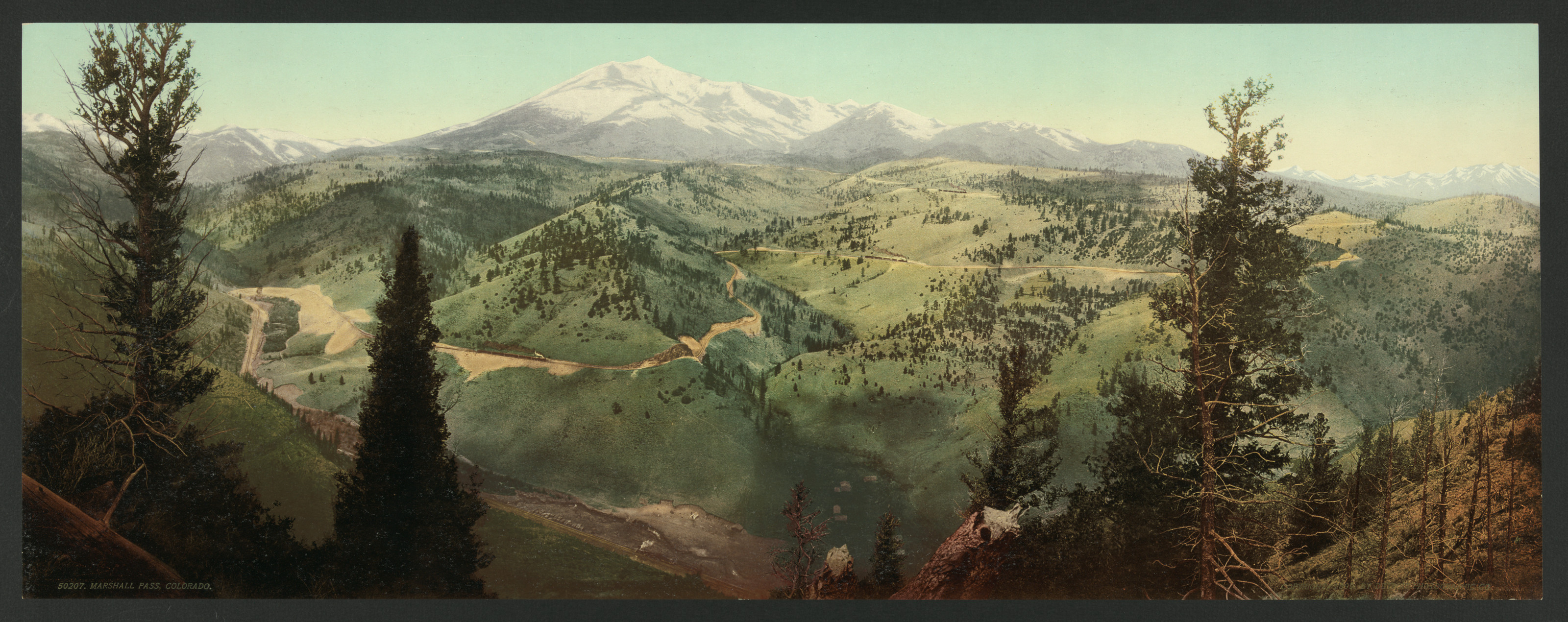Marshall Pass, Colorado, c1899. — historic print