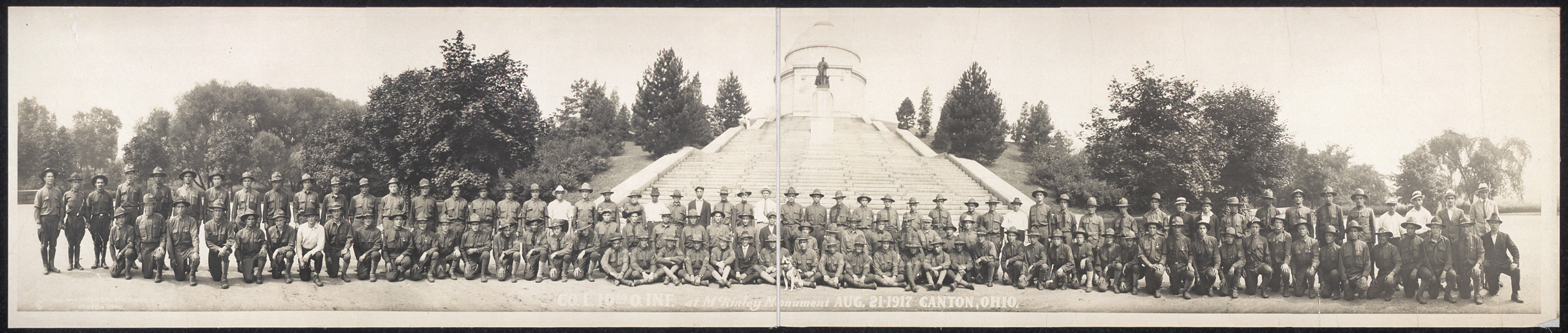 McKinley Monument Canton, Ohio, 1917, 1917 — historic image